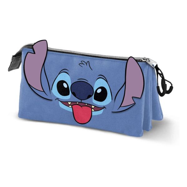 Cool Triple Pencil Case Lilo & Stitch Disney