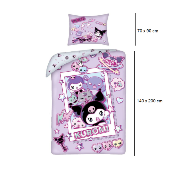 Kuromi Duvet Cover Sanrio 140 x 200 cm