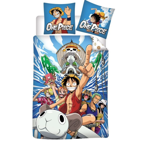 Funda Nórdica Tripulación Monkey D. Luffy One Piece 140 x 200 cms