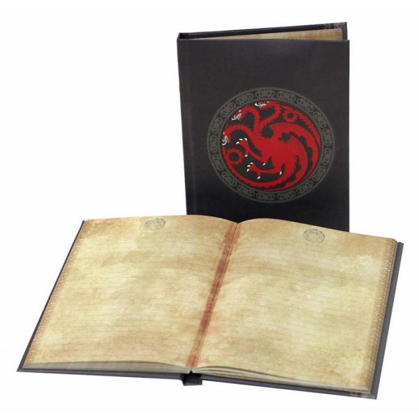 Ligth up Notebook Targaryen House Game of Thrones