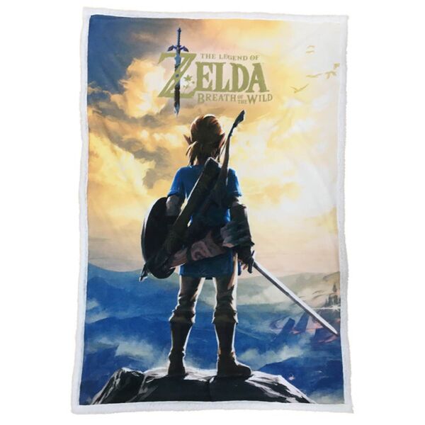 Link Polar Blanket The Legend Of Zelda: Breath of the Wild Nintendo 100 x 150 cm