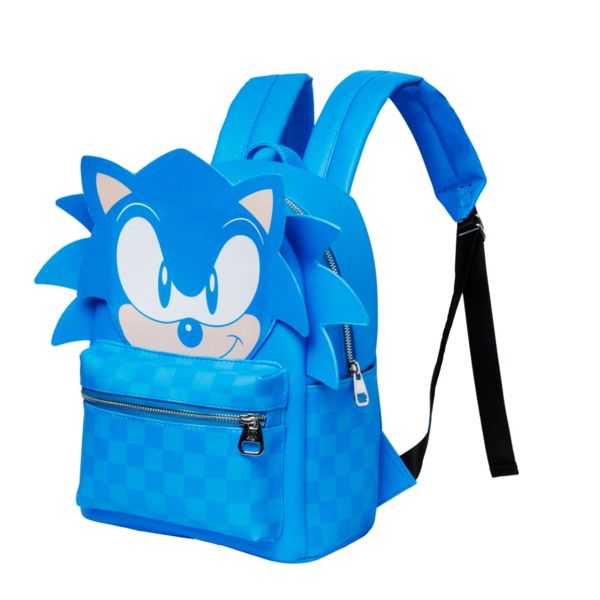 Mochila Fashion Sonic Azul Sonic The Hedgehog
