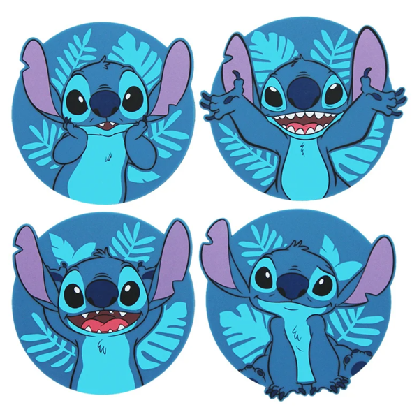 Lilo & Stitch 4 Set Coasters Disney 