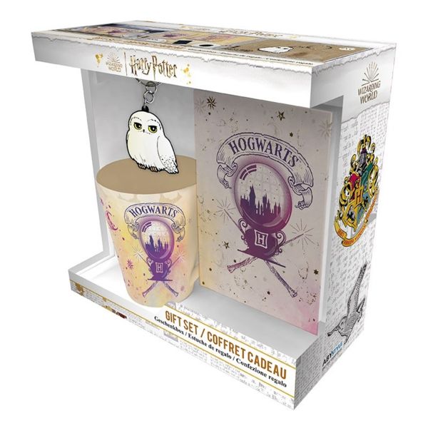Hogwarts Mug Pin and Notebook A6 Gift Set Harry Potter 250 ml