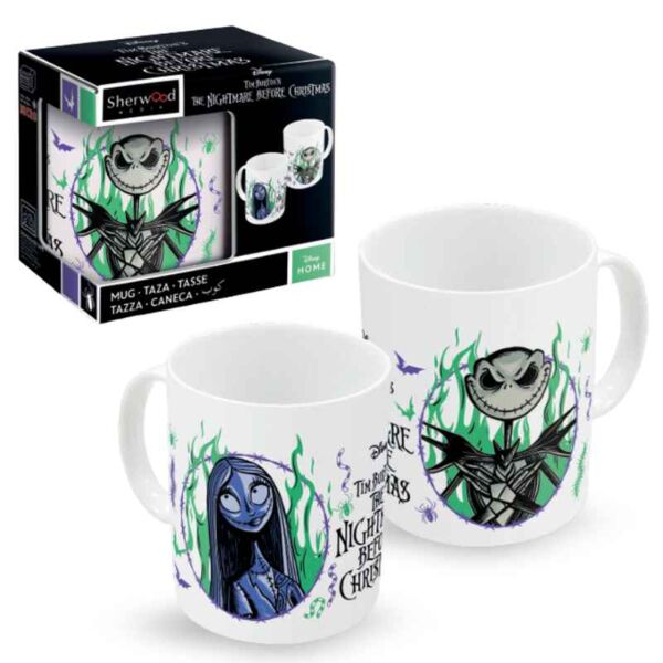 Jack & Sally Nightmare Before Christmas 325 ml White Mug