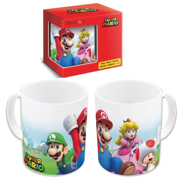 Characters Field White Mug Super Mario Nintendo 325 ml