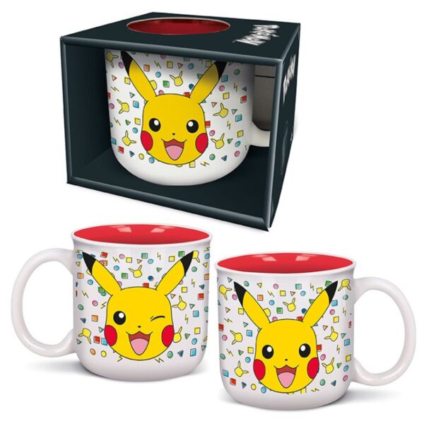 Pikachu Field White Mug Pokémon 400 ml