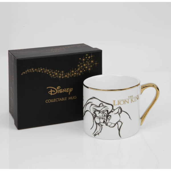 Taza Colección Premium Simba y Nala El Rey León Disney 300 ml