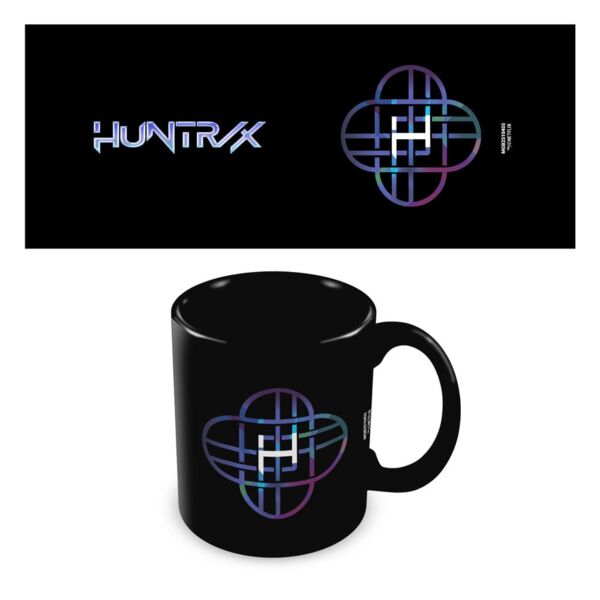 Taza Logo Huntr/x Las guerreras K-pop Demon Hunters 310 ml