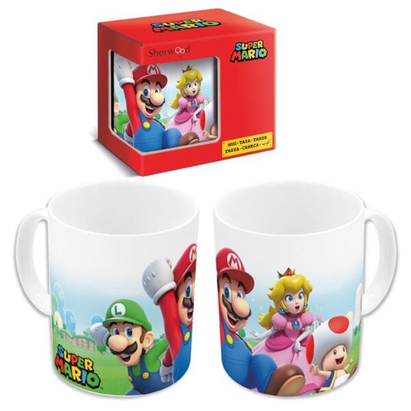 Taza Personajes Super Mario Nintendo 325 ml