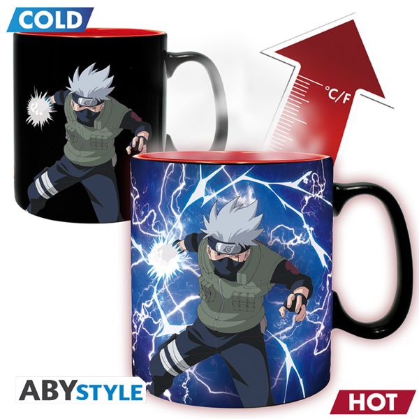 Taza Térmica Kakashi vs Itachi Naruto Shippuden 460ml