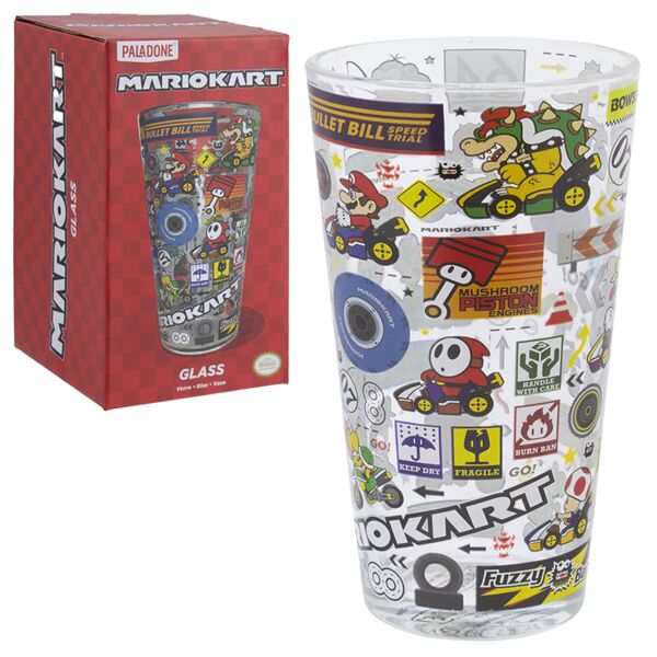 Mario Kart Nintendo 400 ml Glass