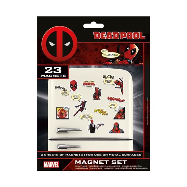 Deadpool Marvel Comics Set 23 Fridge Magnets