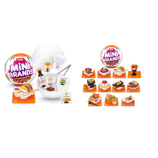 Blind Box Cápsula Sorpresa Figura Master Chef Mini Plate (Aleatorio)