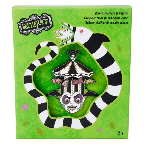 Carousel Hat Sliding Beetlejuice Pin Loungefly