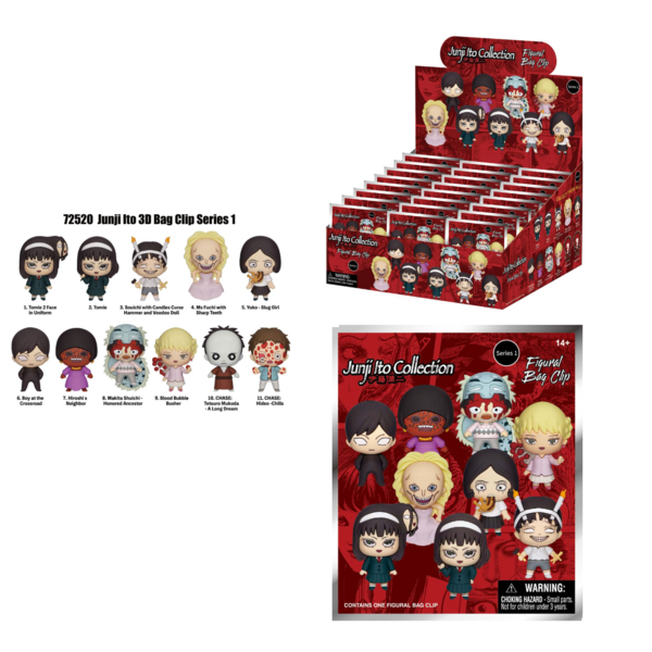 Llavero Blind Box Charm Mochila Junji Ito (Aleatorio)