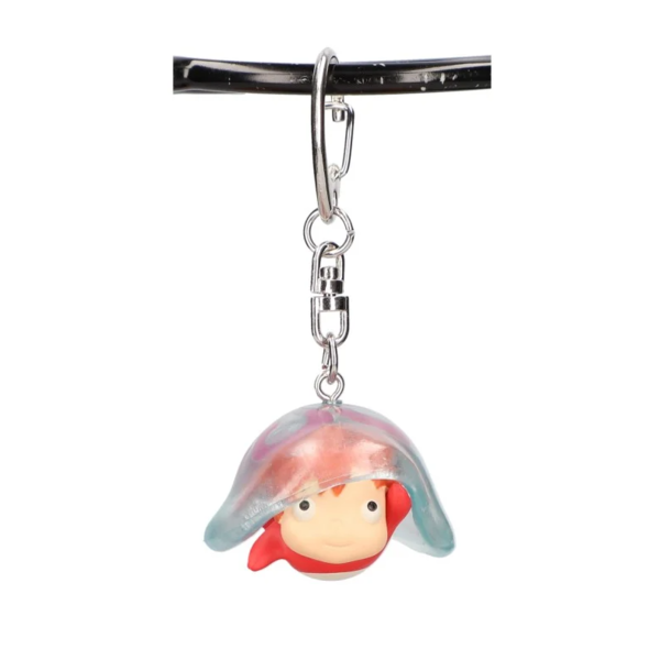 Jellyfish & Ponyo on the Cliff Keychain Studio Ghibli