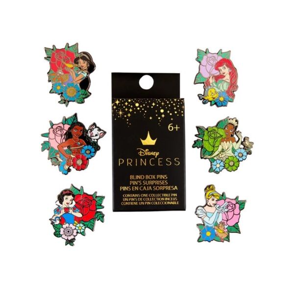 Tattoo Princess Enamel Pins Blind Box Disney Loungefly (Random)