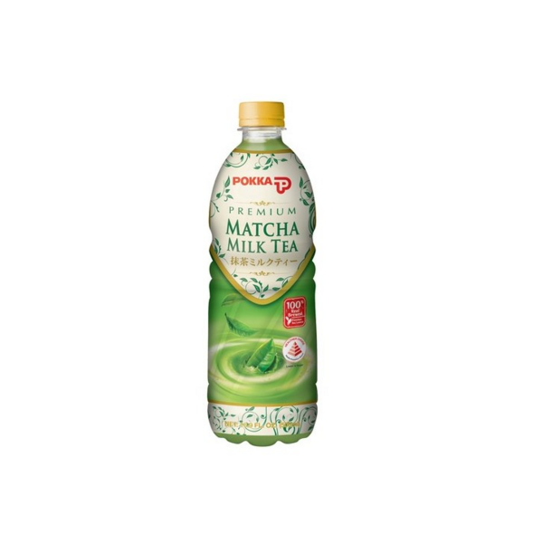 Premium Matcha Iced Tea with Milk POKKA 500 ml