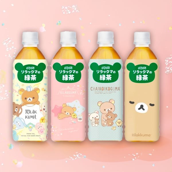 Rilakkuma Dydo Green Tea Drink 500ml