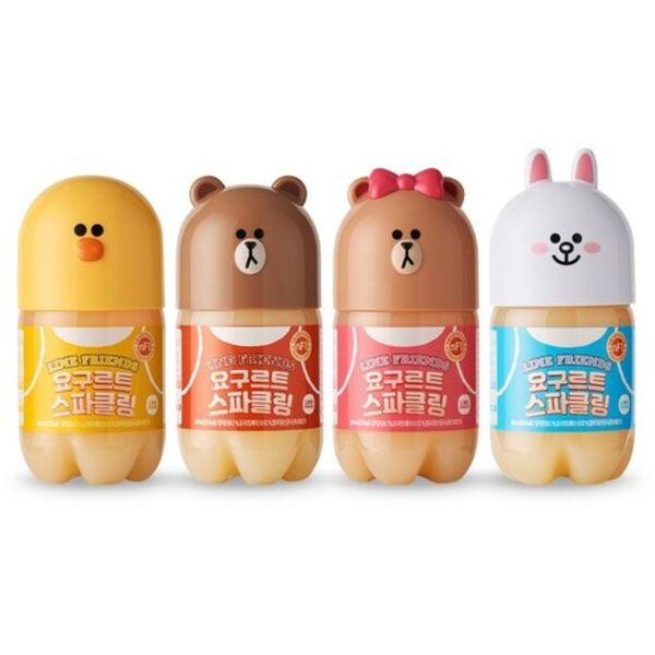 Yoghurt Fizzy Drink Line Friends 380 ml