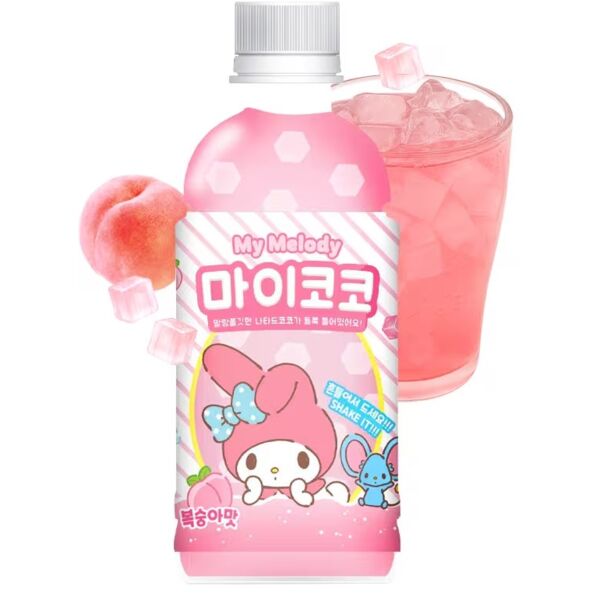 Peach Jelly Drink My Melody Sanrio 340 Ml Kurogami