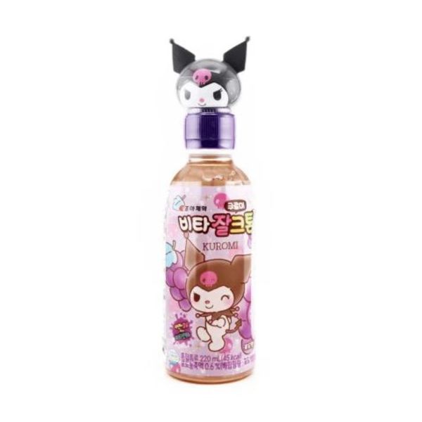 Bebida Sabor Uva Kuromi Sanrio Vita Jalkton 220 ml