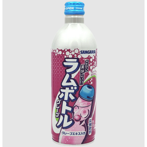 Grape Ramune Soda Sangaria 500 ml