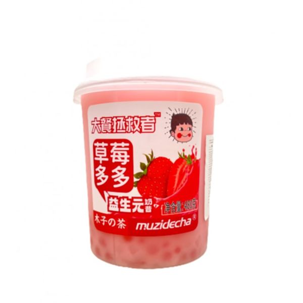 Bebida Zumo Sabor Fresa Muziji 480 ml