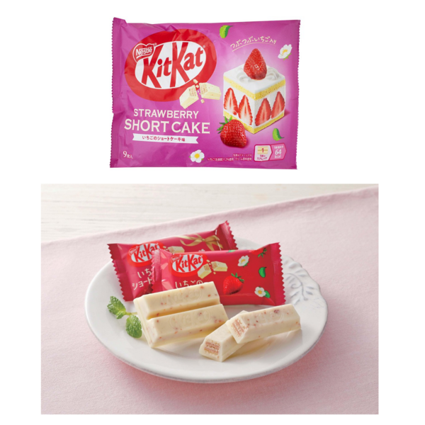 Bolsa de Kit Kat Sabor Pastel de Fresa Nestlé 104 g
