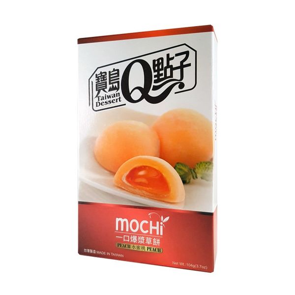 Caja de Mochis Melocotón Taiwan Dessert Caja de Mochis Melocotón Taiwan Dessert