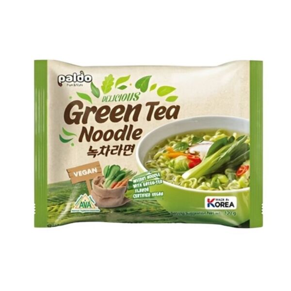 Instant Green Tea Noodles Paldo 120 g