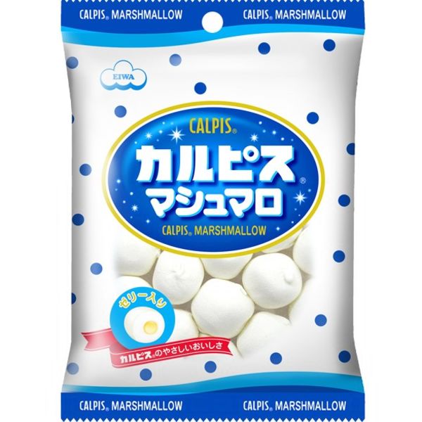 Malvavisco Relleno Sabor Soda Calpis EIWA 65 g