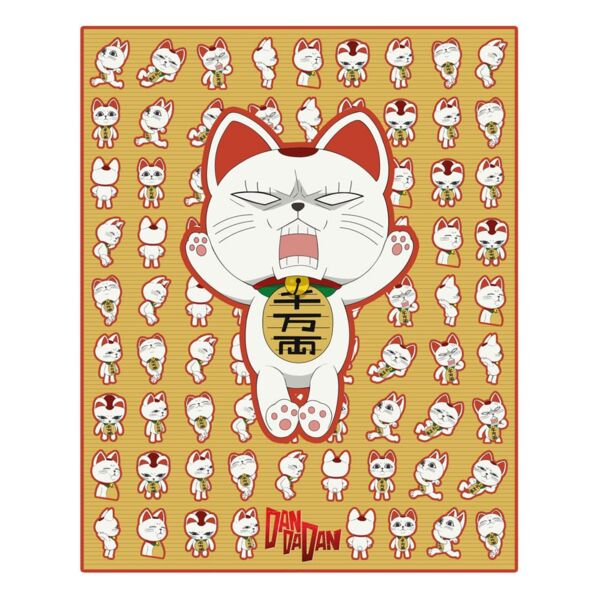 Manta Turbo Granny Maneki-neko Dandadan 120 x 153 cm