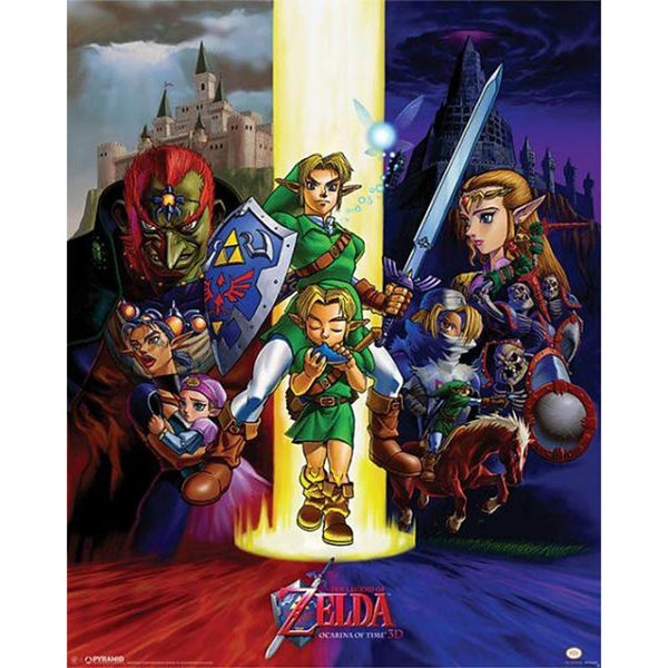 The Legend of Zelda Poster Ocarine of Time 40 x 50 cms