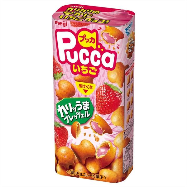Pretzel de Fresa Pucca Meiji Pretzel de Fresa Pucca Meiji