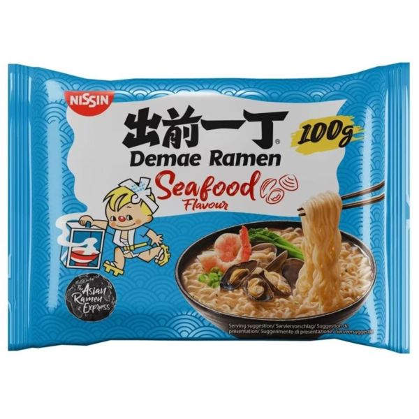 Seafood Ramen Demae Noodles Nissin 100 g