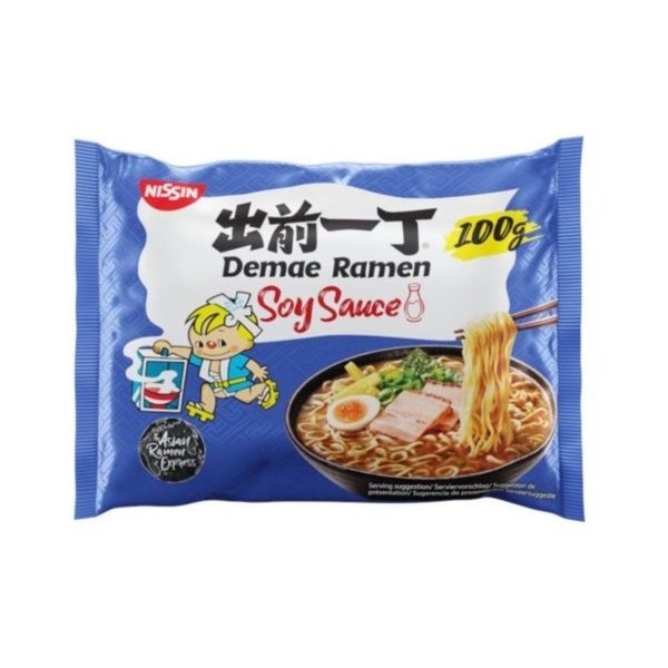 Ramen Demae Noodles Sabor Salsa de Soja Nissin 100 g