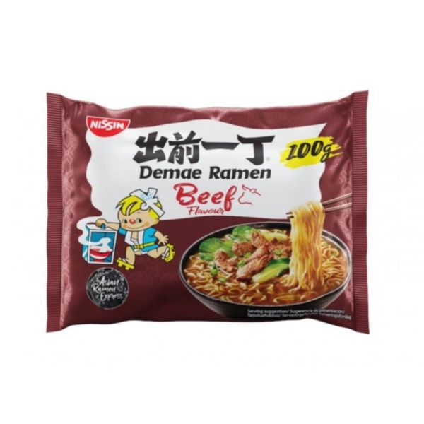 Ramen Demae Noodles Sabor Ternera Nissin 100 g