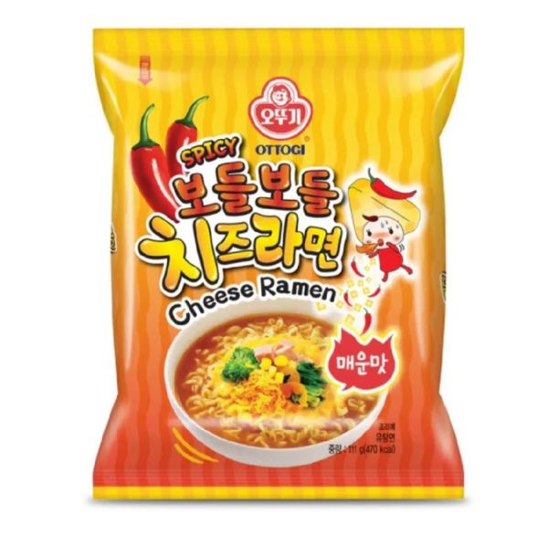 Ramen Noodles Instantáneo Sabor Queso Picante Ottogi 111 g
