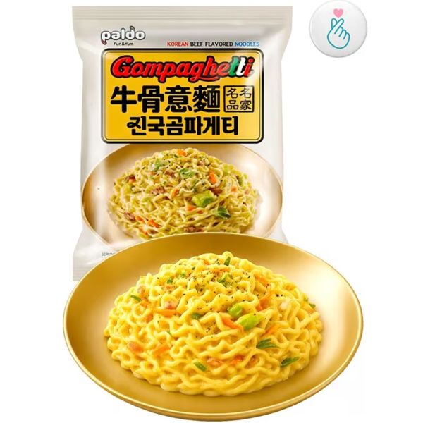 Beef Gomguk Instant Ramen Noodles Gompaghetti Paldo 110 g