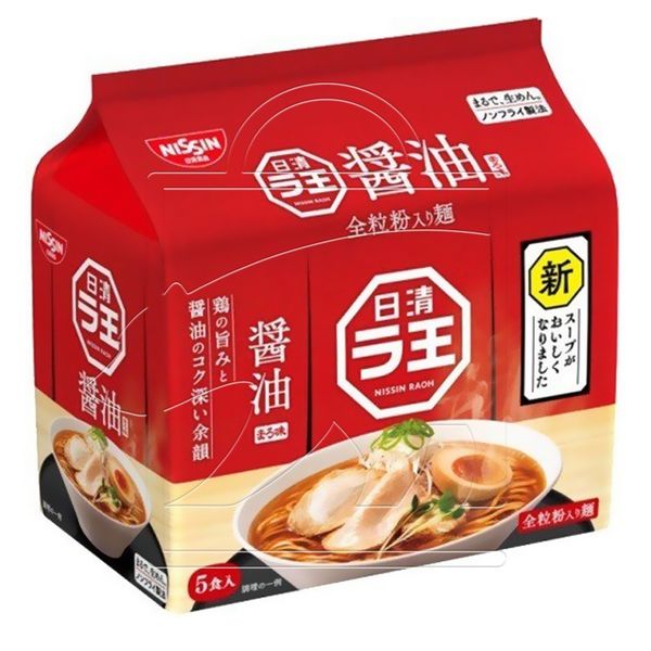 Ramen Noodles Raou con Salsa de Soja Nissin (5 packs) Ramen Noodles Raou con Salsa de Soja Nissin (5 packs)