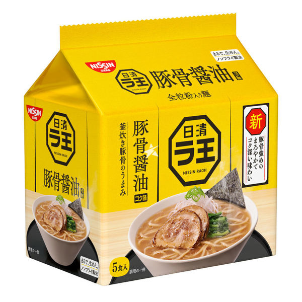 Ramen Noodles Raou Tonkotsu Nissin (5 packs) Ramen Noodles Raou Tonkotsu Nissin (5 packs)
