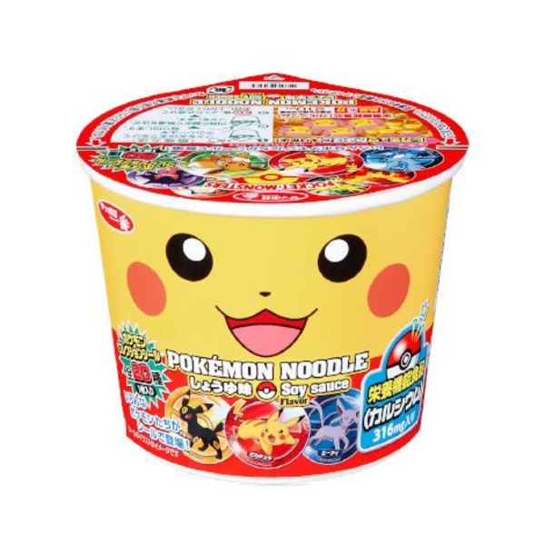 Ramen Noodles Meat Flavor Pikachu Pokémon 38gr