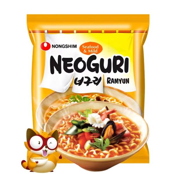 Mild Spicy Seafood Ramen Noodles Nongshim 120 g