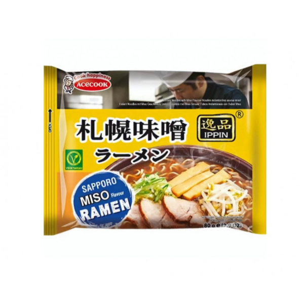 Miso flavour Ramen Noodles Acecook 80 g