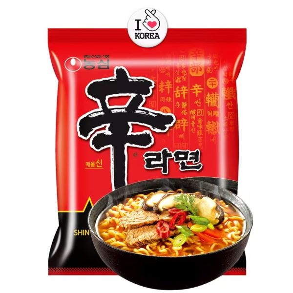 Ramen Noodles Sabor Shin Ramyun Nongshim 120 g