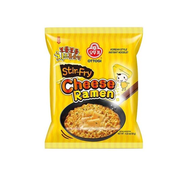 Ramen Noodles Salteado Instantáneo Sabor Queso Ottogi 120 g