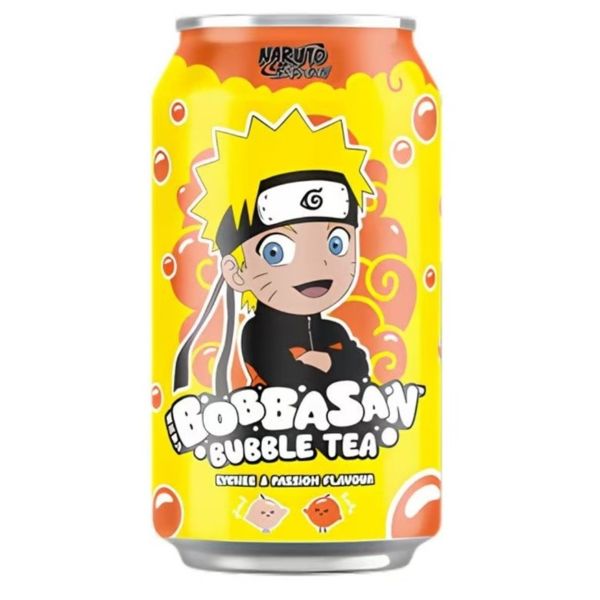 Lychee & Passion Fruit Bubble Tea Naruto Shippuden BobbaSan ULTRAPOP 320 ml
