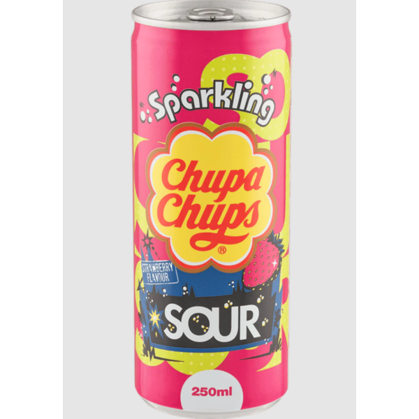 Refresco Chupa Chups Sparkling Sabor a Fresa 250ml